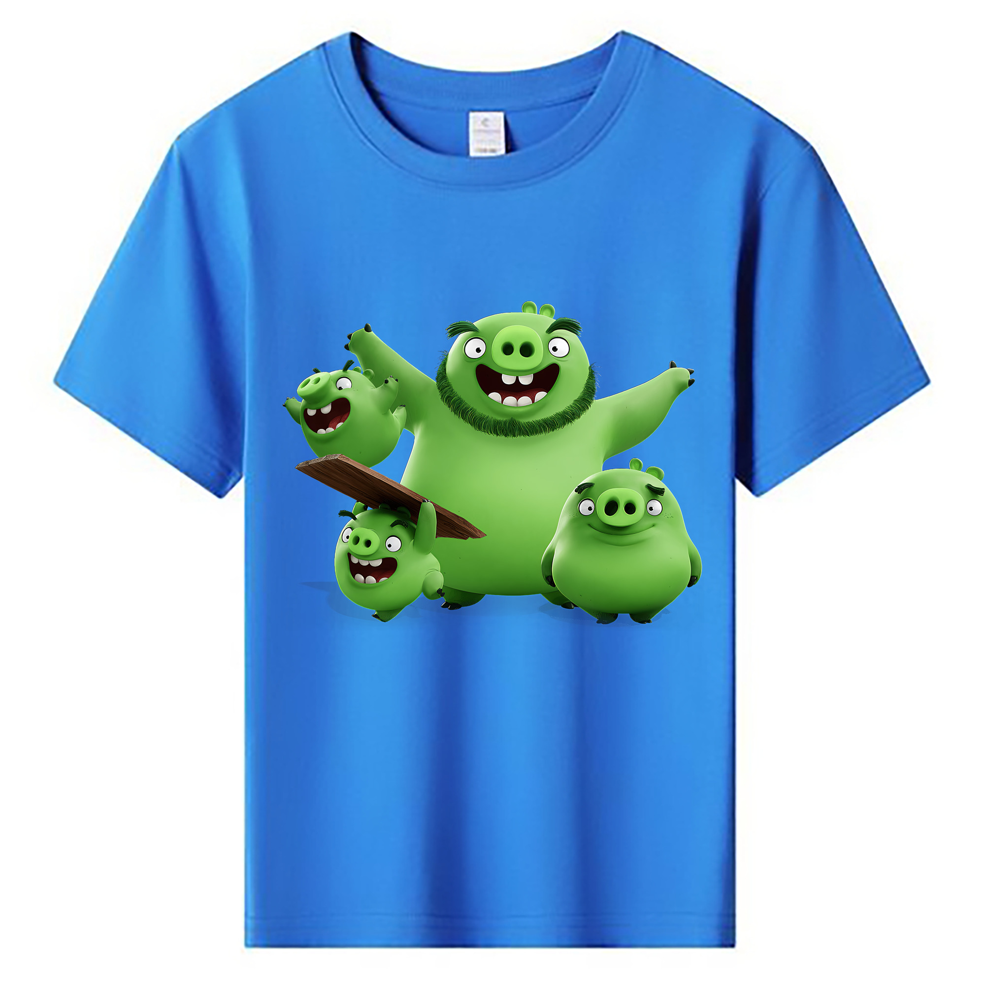 （画像用） Angry Birds アングリーバード 綿100％キッズTシャツ（フロントプリント）